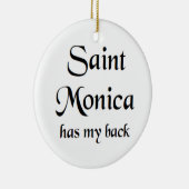 sint-monica koffiemok keramisch ornament (Rechts)