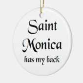 sint-monica koffiemok keramisch ornament (Links)