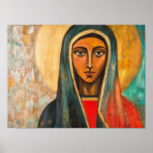 Sint-Monica - Moeder van Sint-Augustinus Poster (Voorkant)