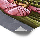 Sint-Moses de Ethiopiër Orthodoxe Icoon Print (Hoek)