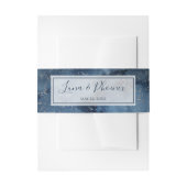 Sint-nachthemel met Lijst bruiloft Uitnodigingen Wikkel (Voorkant Voorbeeld)