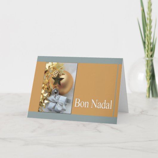 sint - nan catalaanse kerst feestdagen kaart (Voorkant)