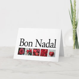 sint - nan catalaanse kerst feestdagen kaart