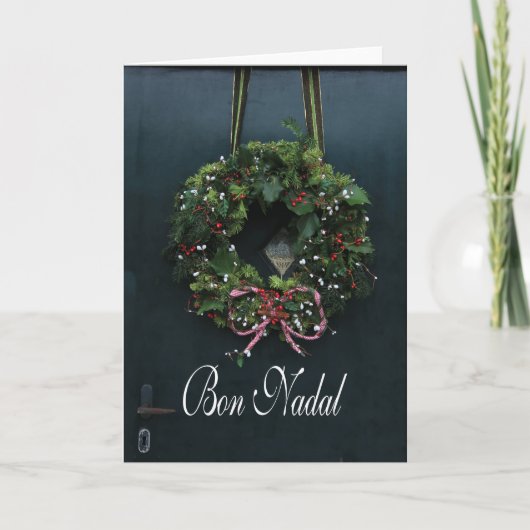 sint - nan catalaanse kerst feestdagen kaart (Voorkant)