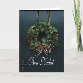 sint - nan catalaanse kerst feestdagen kaart