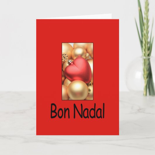 sint - nan catalaanse kerst feestdagen kaart (Voorkant)