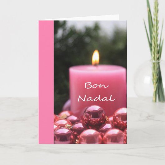 sint - nan catalaanse kerst feestdagen kaart (Voorkant)