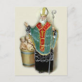 Sint Nicholas die kinderen redt Briefkaart (Voorkant)