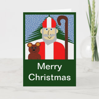 Sint-Nicholas Feestdagen Kaart
