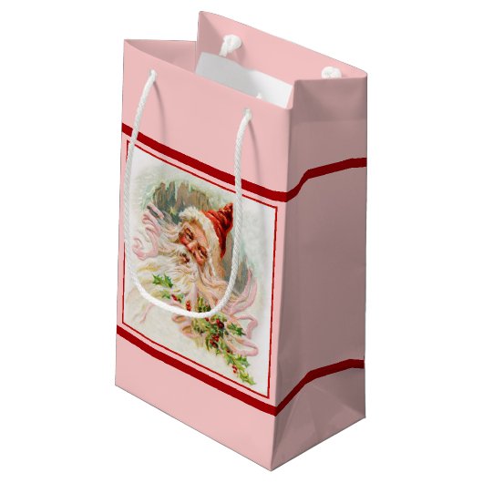 Sint-Nicholas Klein Cadeauzakje (Achterkant Gekanteld)