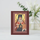 Sint-Nicholas of Japan Prayer Card Briefkaart (Staand voorkant)