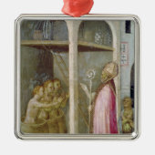 Sint Nicholas Resuscitates de Drie Kinderen Metalen Ornament (Voorkant)