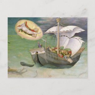 Sint Nicholas Saves a Ship from Wreckage Briefkaart