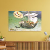 Sint Nicholas Saves a Ship from Wreckage Canvas Afdruk (Insitu (Woonkamer))