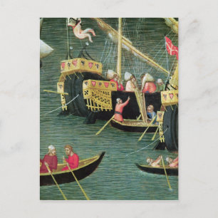Sint Nicholas Saves Mira uit hongersnood Briefkaart