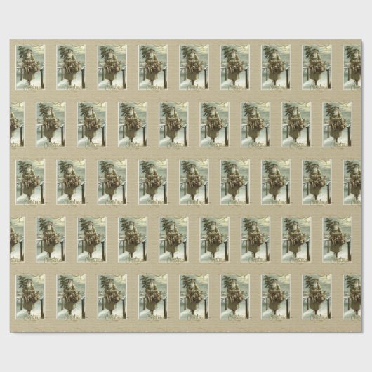 Sint-Nick  Reproduction Cadeaupapier (Vlak)