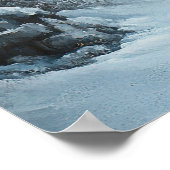 Sint Nick Winter Portret | Digitale kunst Poster (Hoek)