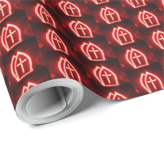 Sint-Nick's Day Dutch Miter Pattern Sinterklaas Wr Cadeaupapier (Rol Hoek)