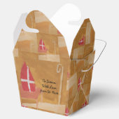 Sint Nick's Day Dutch Sinterklaas Waterverf Miter Bedankdoosjes (Geopend)