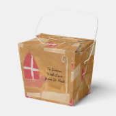 Sint Nick's Day Dutch Sinterklaas Waterverf Miter Bedankdoosjes (Voorkant Zijde)