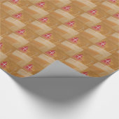 Sint Nick's Day Dutch Sinterklaas Waterverf Miter Cadeaupapier (Hoek)