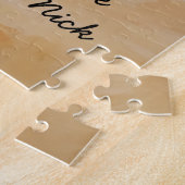 Sint Nick's Day Dutch Sinterklaas Waterverf Miter Legpuzzel (Zijkant)