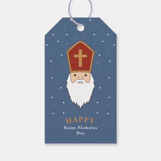 Sint-Nicolaas Dag Gift Label Cadeaulabel (Voorkant)