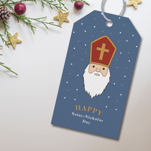 Sint-Nicolaas Dag Gift Label Cadeaulabel