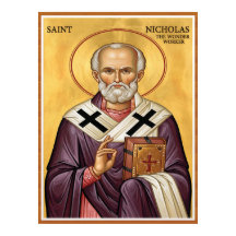 Sint Nicolaas de wonderdoener nieuwe Engelse lette