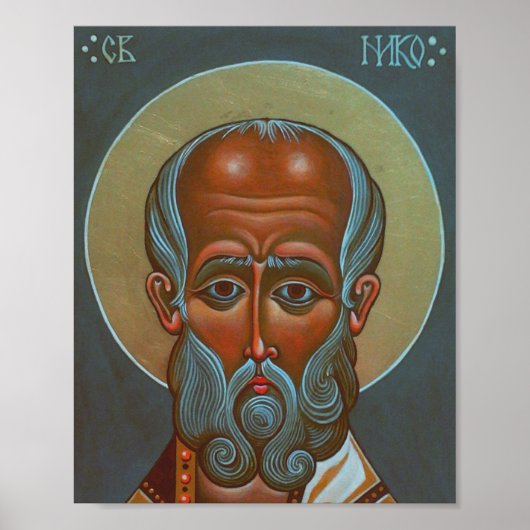Sint Nicolaas de Wonderdoener Poster (Voorkant)