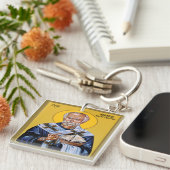 Sint Nicolaas de wonderdoener Sleutelhanger (Voorkant Rechts)