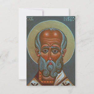 Sint Nicolaas de Wonderwerker Bedankkaart