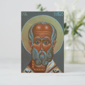 Sint Nicolaas de Wonderwerker Bedankkaart (Staand voorkant)
