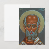 Sint Nicolaas de Wonderwerker Bedankkaart (Voorkant / Achterkant)