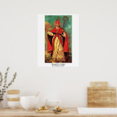Sint-Nicolaas door Francesco Guardi Poster (Keuken)