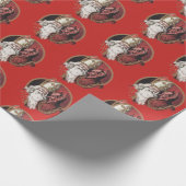 Sint-Nicolaas en Krampus Cadeaupapier (Hoek)