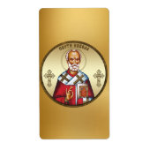 Sint Nicolaas Etiket (Voorkant)