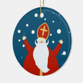 Sint-Nicolaas-feestdagen Keramisch Ornament (Links)