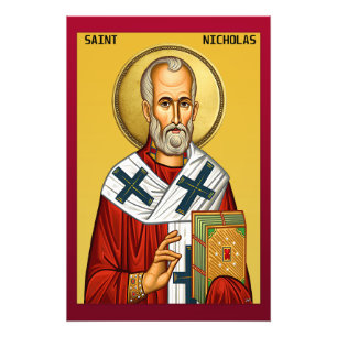 Sint Nicolaas Foto Afdruk