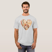 Sint-Nicolaas Heart Sinterklaas St. Nick's Day T-S T-shirt (Voorkant volledig)