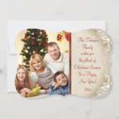 Sint-Nicolaas Ho Ho Ho-kerstkaart Feestdagenkaart (Achterkant)