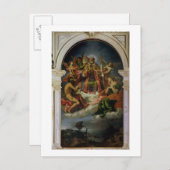 Sint-Nicolaas in Glory met heiligen Briefkaart (Voorkant / Achterkant)