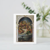 Sint-Nicolaas in Glory met heiligen Briefkaart (Staand voorkant)