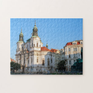 Sint-Nicolaas-kerk in de oude stad Praag Legpuzzel