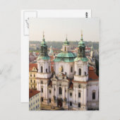 Sint-Nicolaas-kerk in Praag Briefkaart (Voorkant / Achterkant)