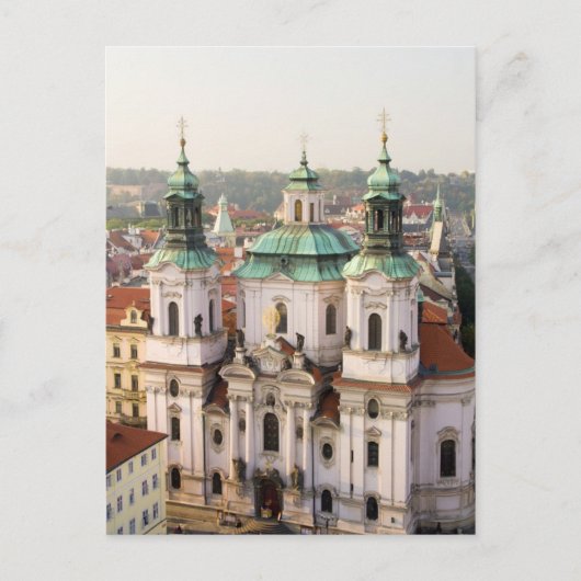 Sint-Nicolaas-kerk in Praag Briefkaart (Voorkant)