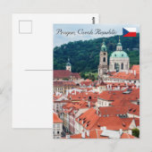Sint-Nicolaas-kerk - Praag, Tsjechische Republiek Briefkaart (Voorkant / Achterkant)