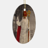Sint-Nicolaas kerstboomversiering Keramisch Ornament (Rechts)