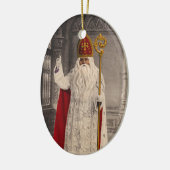 Sint-Nicolaas kerstboomversiering Keramisch Ornament (Links)