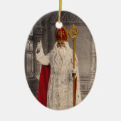 Sint-Nicolaas kerstboomversiering Keramisch Ornament (Voorkant)